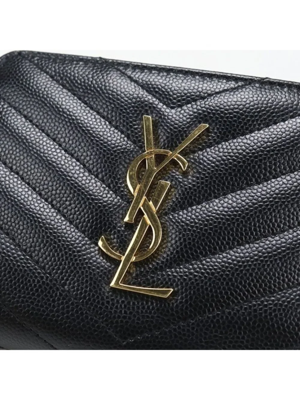 Saint Laurent Bifold Wallet Cassandra Leather - Picture 9 of 10